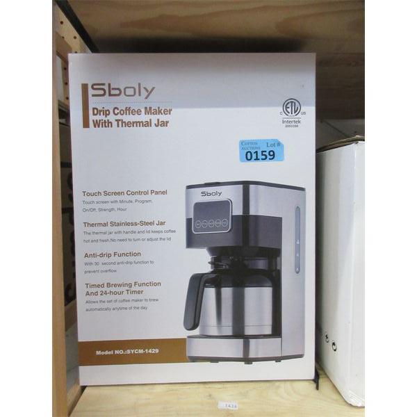 Sboly Drip Coffee Maker with Thermal Carafe