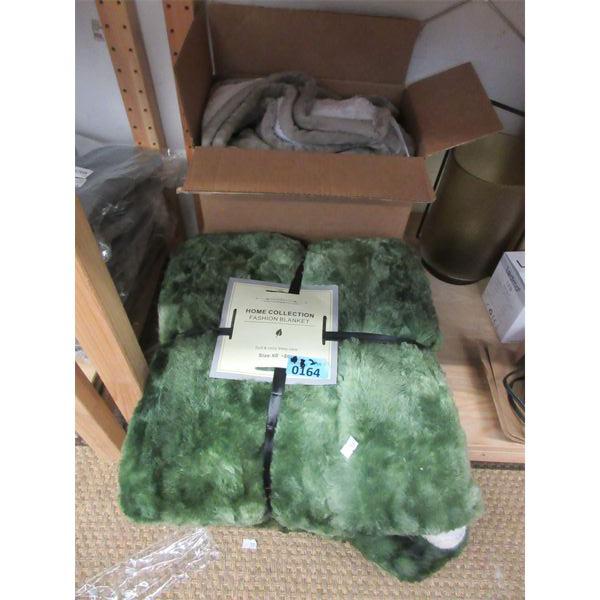 Heated Throw & Plush 60  x 80  Blanket