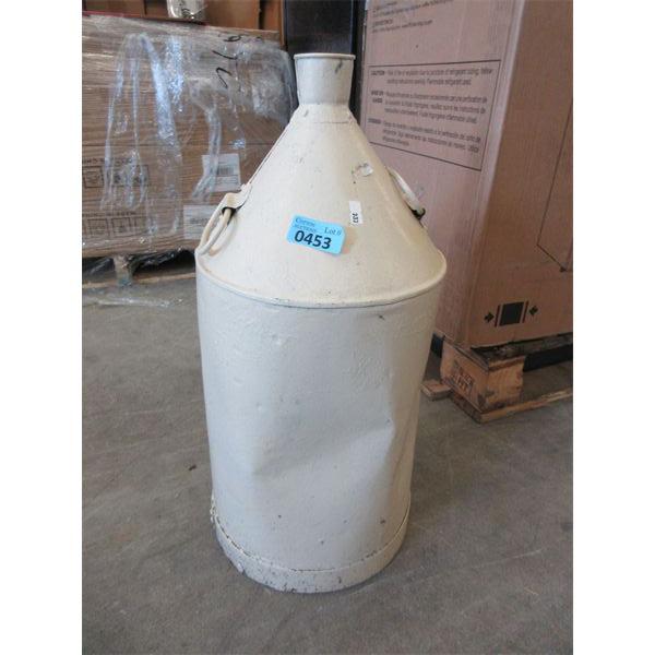 Vintage Metal Can  - 11" x 24" tall
