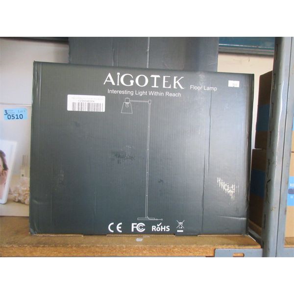 New Aigotek Metal Floor Lamp with Foot Control