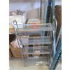 Image 1 : 3 New Slim 4 Tier Metal Rolling Racks