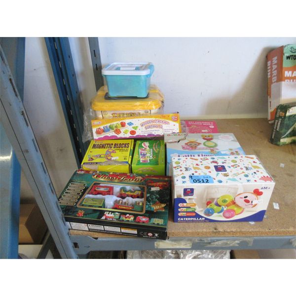 9 Piece Lot of New Children's Toys