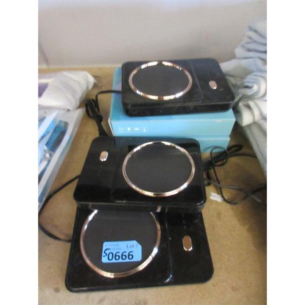 5 Electric Coasters - 3 Heat Settings
