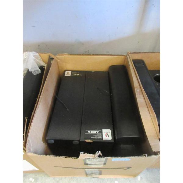 Box of Bomaker Soundbars & Subwoofers 