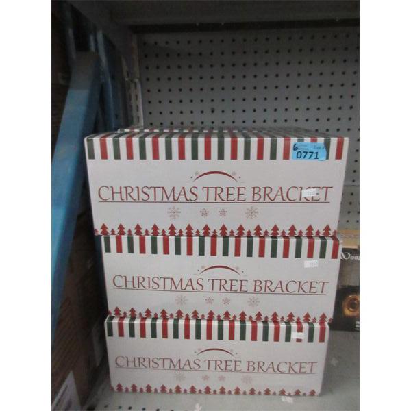6 Christmas Tree Brackets 