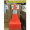 Image 1 : Case of 6 New Reflective Traffic Cones