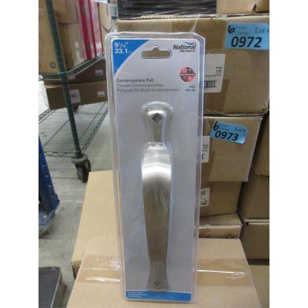 6 Boxes of 5 Contemporary Stainless Steel Pulls