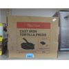 Image 1 : Uno Casa Cast Iron Tortilla Press 
