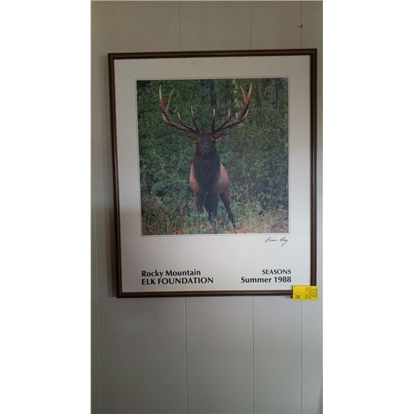 ROCKY MOUNTAIN ELK FOUNDATION FRAMED POSTER