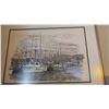 Image 3 : PAIR OF FRAMED PICTURES OF FISHING BOATS BY M. A. DEAN