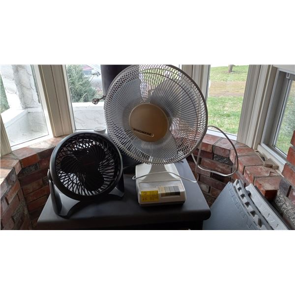 2 ELECTRIC FANS