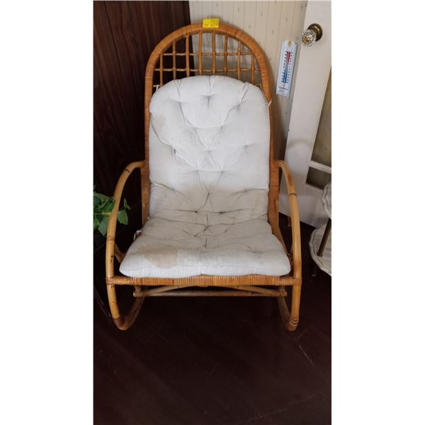 RATTAN ROCKING CHAIR