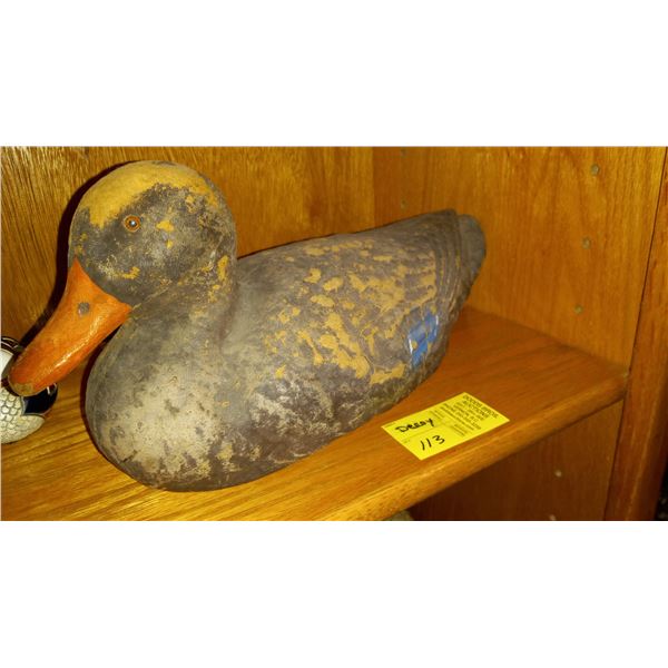 ORIGINAL DUCK DECOY, ? DECOYS MILWAUKEE