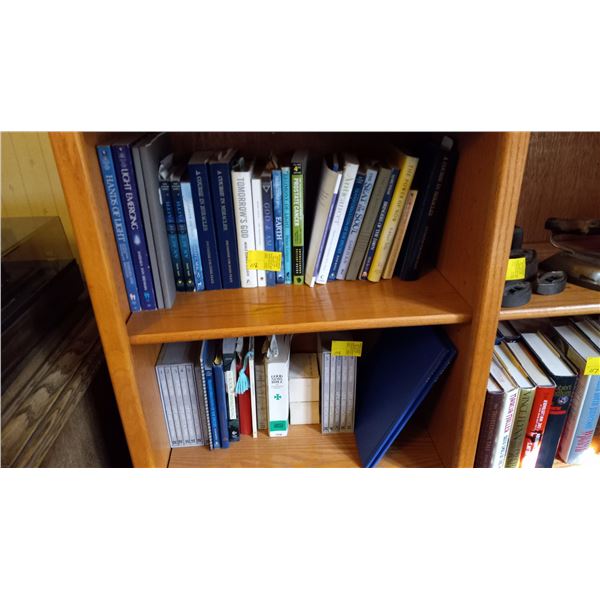 2 SHELVES OF ASST. RELIGIOUS BOOKS