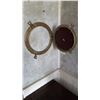 Image 2 : WALL MOUNT BRASS PORTHOLE MIRROR