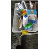 Image 2 : MISC. CLEANING SUPPLIES, BATHTUB HANDLE, ETC.