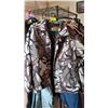 Image 1 : WHITETAIL CLOTHING CAMO JACKET & PANTS, BOTH SZ L, WITH SUSPENDERS