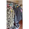 Image 1 : CAMO JACKET, SZ SM & PLAID JACKET, SZ M