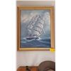 Image 3 : 4 FRAMED PICTURES: PHOTO OF KECHIKA RIVER, SAILING SHIP & PAIR OF SM. PICTURES