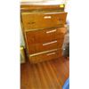 Image 2 : 4 DRAWER WATERFALL STYLE CHEST OF DRAWERS