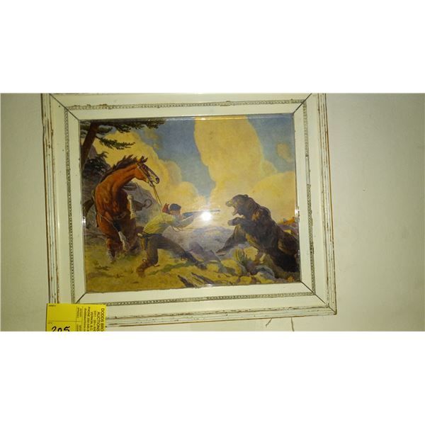 FRAMED R. FERRINGTON ELWELL PRINT