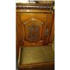 Image 3 : LG MIRROR BACK ANTIQUE CARVED FRONT SIDEBOARD CABINET