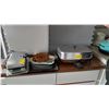 Image 1 : MISC. WAFFLEMAKER, ELECTRIC FRY PAN, SERVING TRAY, ETC.