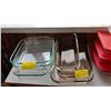 Image 1 : GLASS BAKING DISHES