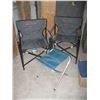 Image 1 : 2 FOLDING CHAIRS & A COLEMAN FOLDING STOOL