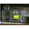 Image 1 : GLASS CANNISTERS