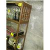 Image 2 : METAL WOOD LOOK FINISH SHELF UNIT