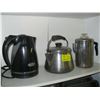 Image 1 : PERC COFFEE MAKER (COMPLETE), STAINLESS STEEL KETTLE & ELECTRIC KETTLE