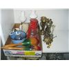 Image 1 : MISC. SM. BRASS VASES, MARACAS, MINI OIL LAMPS, ETC.