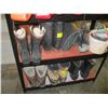 Image 1 : 6 PAIR OF ASST. BOOTS & BUCKET OF SHOE SHINE ACCESS.