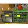 Image 1 : 2 MULTI DRAWER STORAGE CONTAINERS W/CONTENTS: NAILS, SCREWS, ETC.