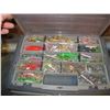 Image 2 : OLD PAL FISHING BOX W/ASST. FISHING LURES, HOOKS, ETC.