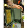 Image 2 : MISC. FISHING TACKLE, SPINNING REEL, 2 EMPTY FIRST AID BOXES, ETC.