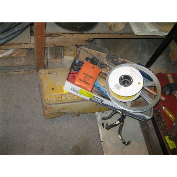 MISC. PULLEY ISOLATOR, MARINE SIGNAL PACK, ETC.