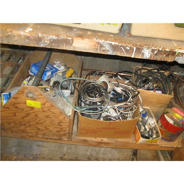 ASST. ELECTRICAL ITEMS: PLUGS, SWITCHES, ETC.