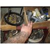 Image 2 : 2 SHELVES OF ASST. PLUMBING ITEMS, BRASS, COPPER, ETC.