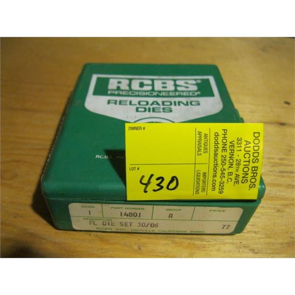 RCBS 30/06 LOADING DIES