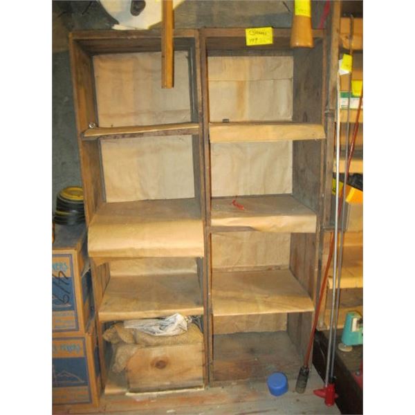 4 WOODEN APPLE CRATES