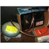 Image 2 : MISC. WOODEN BOX, TIE DOWN STRAPS, JCLOTHS, ETC.