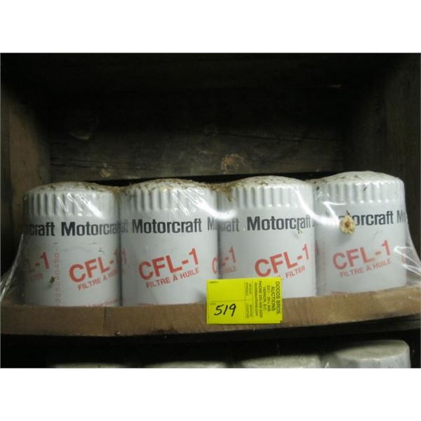 NEW CASE OF 12 MOTOCRAFT CFL-1 OIL FILTERS