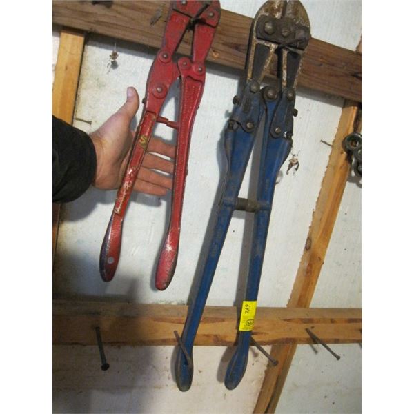 2 SETS OF BOLT CUTTERS