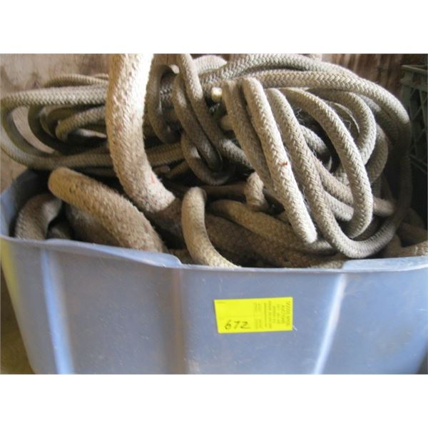 LG. TOW ROPE & SMALLER BRAIDED ROPE