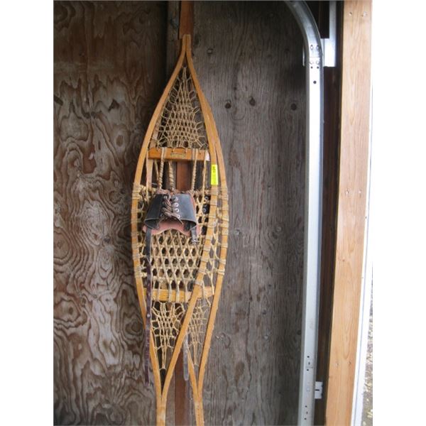 PAIR OF SNOWSHOES MADE BY CHESTNUT CANOE CO.