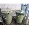 Image 1 : 4 PLASTIC GARBAGE CANS