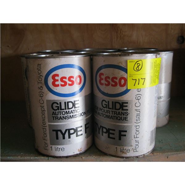 8 LITRES OF ESSO GLIDE ATF TYPE F