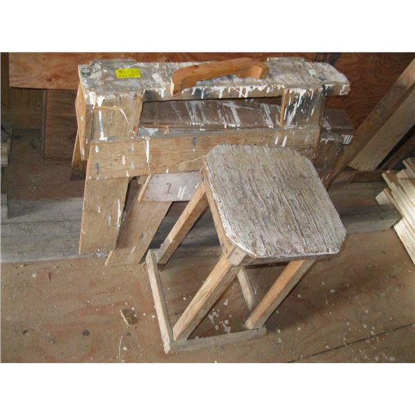 PAIR OF SAWHORSES